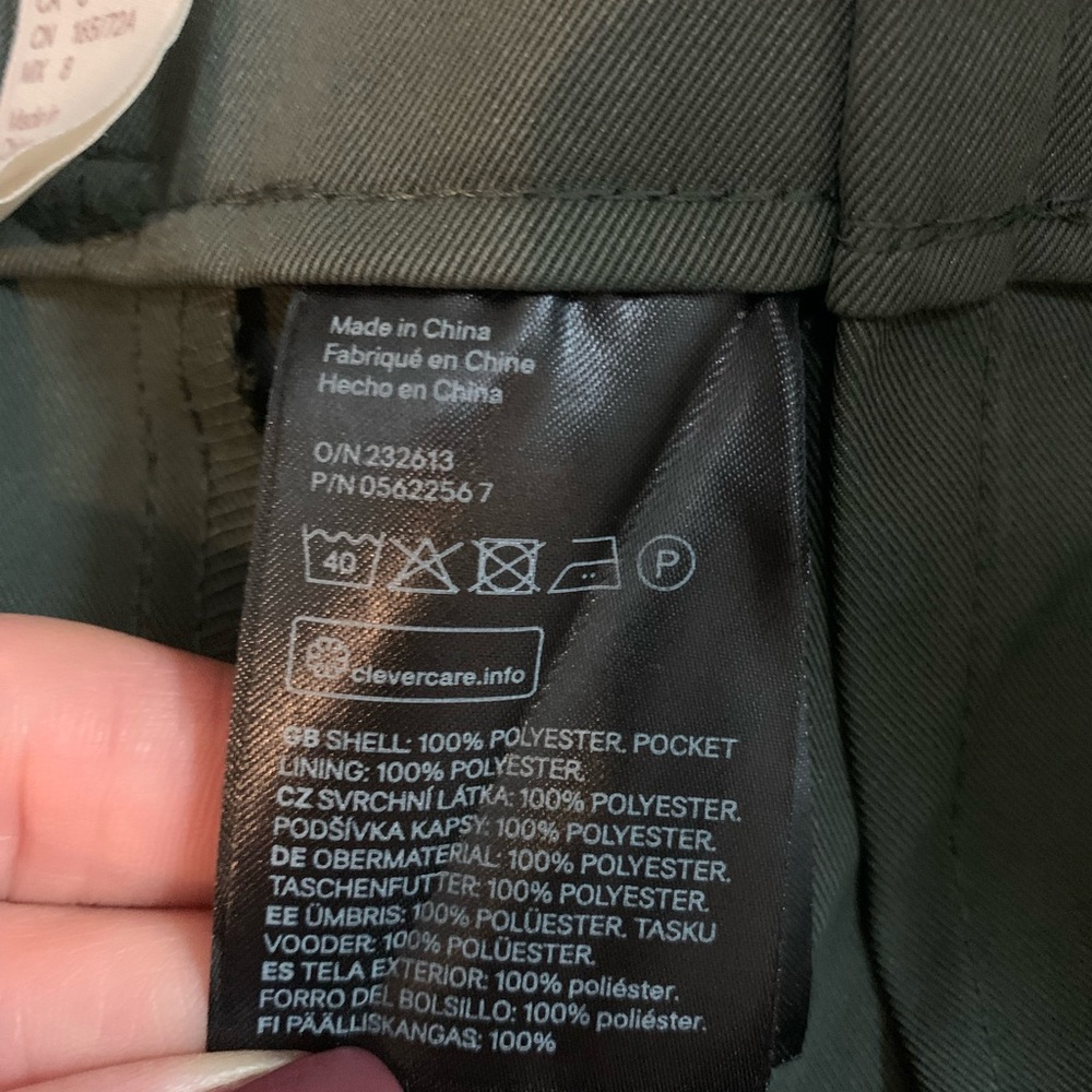 H&M Deep Green Dress Pant - Picture 7 of 9